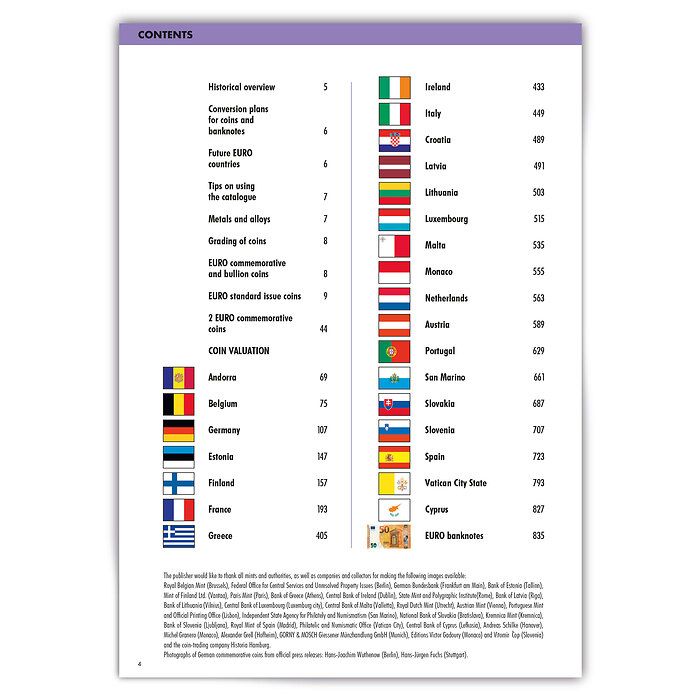 Euro Catalogue for coins and banknotes 2023, English