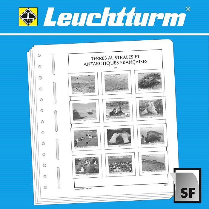 LIGHTHOUSE SF Illustrated album pages French Antarctica (T.A.A.F.) 2020-2022