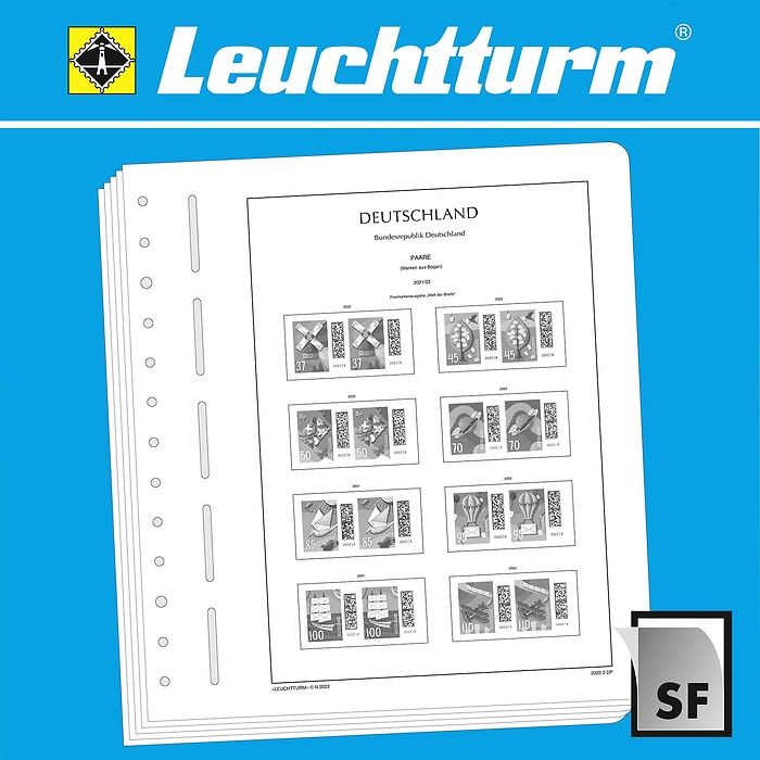 LIGHTHOUSE SF Supplement Federal Republic of Germany horiz.pairs (definitive stamps) 2022