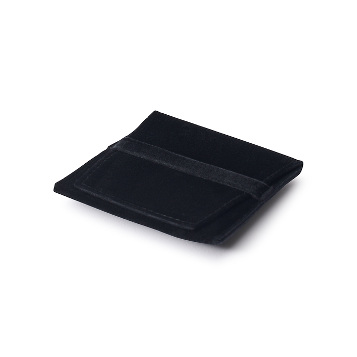 Premium Coin Pocket for one coin with or without capsule up to 50 mm, black