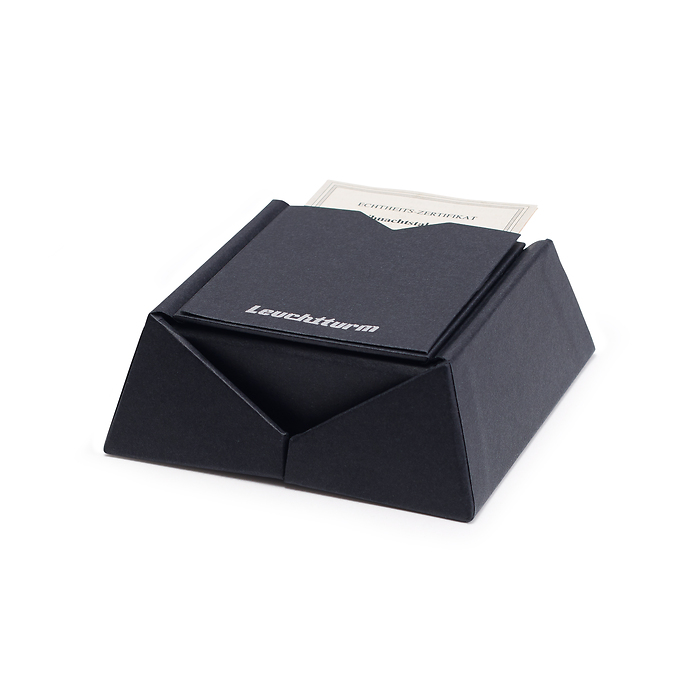 Porta coin case for a round coin capsule 26/27 mm, black