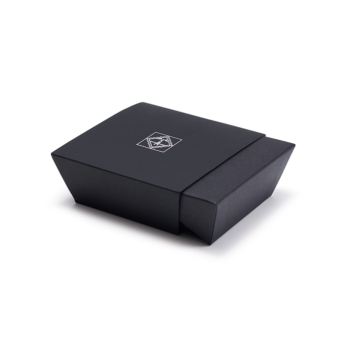 Porta coin case for a round coin capsule 33 mm, black