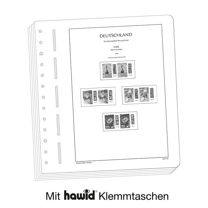 Lighthouse SF supplement Federal Republic of Germany horiz.pairs (definitive stamps) 2024