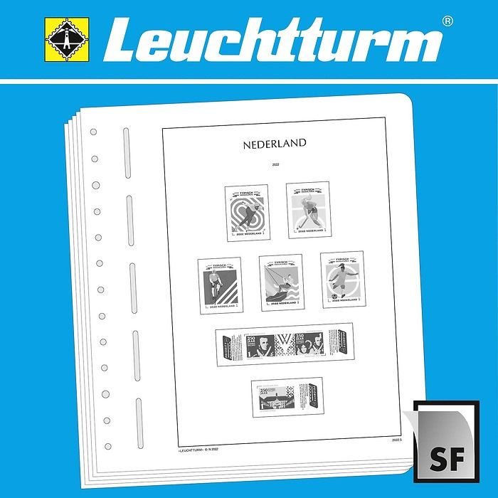 Lighthouse supplement with stamp mounts The Netherlands 2024