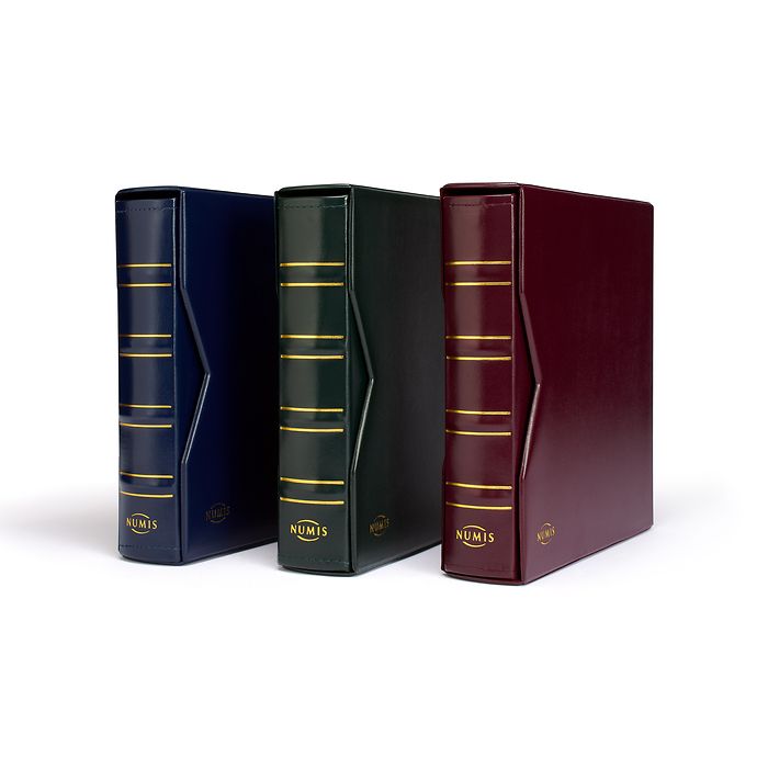 NUMIS Classic Coin Album with 5 Sheets and Interleaves, incl. Sipcase