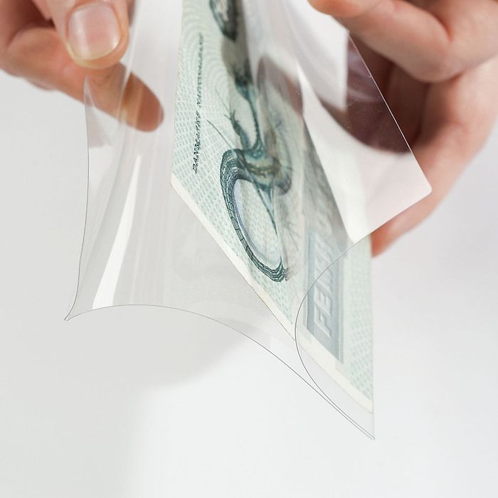 Clear plastic sleeves for banknotes  PREMIUM