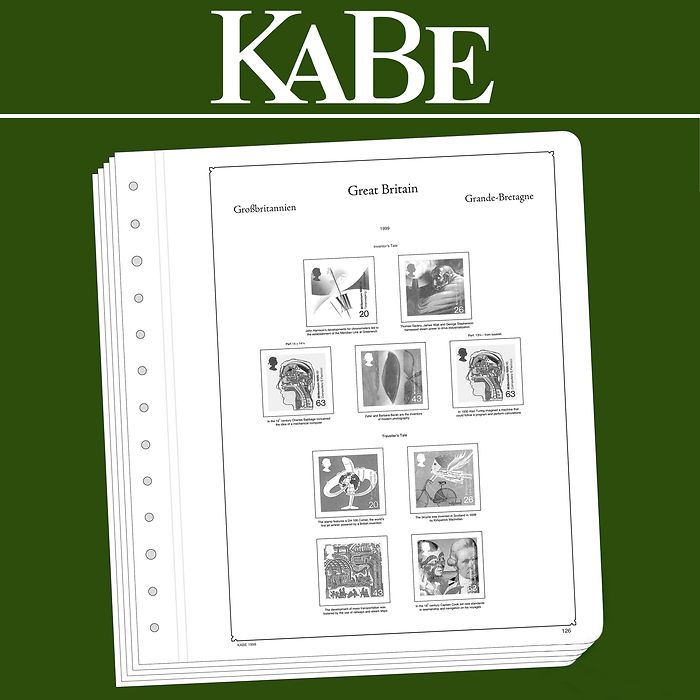 KABE OF Illustrated album pages Great Britain