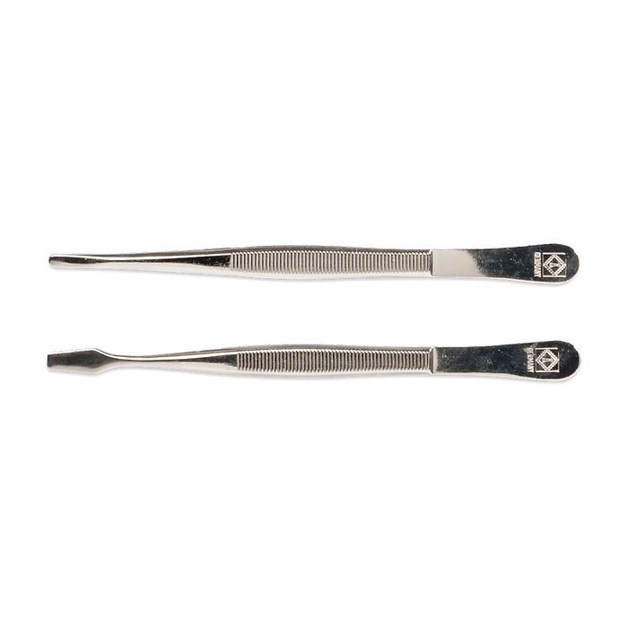 Stamp tongs De-Luxe, 15 cm (6'), with sleeve, straight