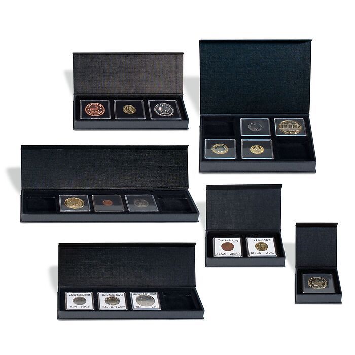 AIRBOX VIEW Coin Box for one QUADRUM Square Coin Capsule