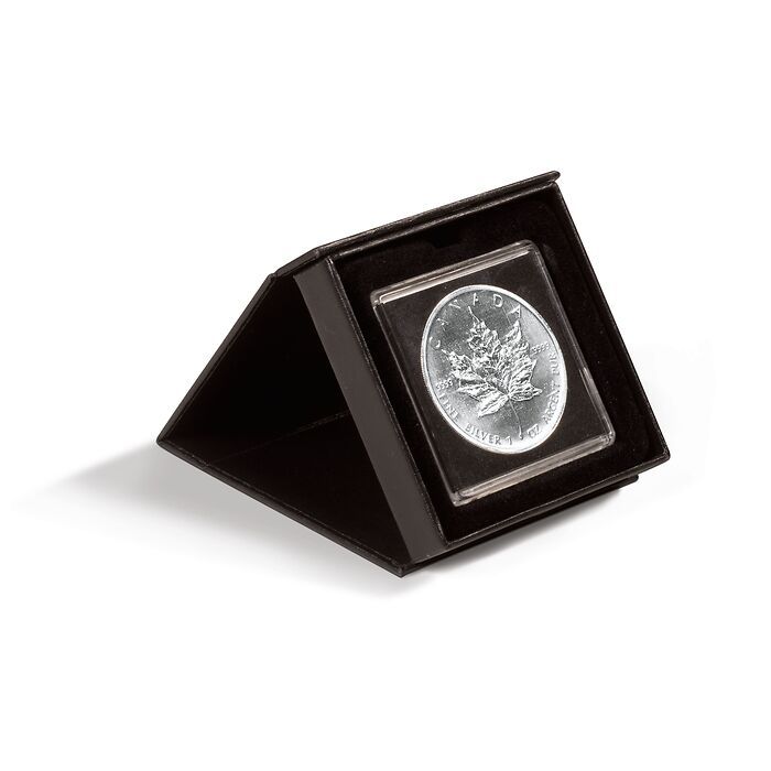 AIRBOX VIEW Coin Box for one QUADRUM Square Coin Capsule