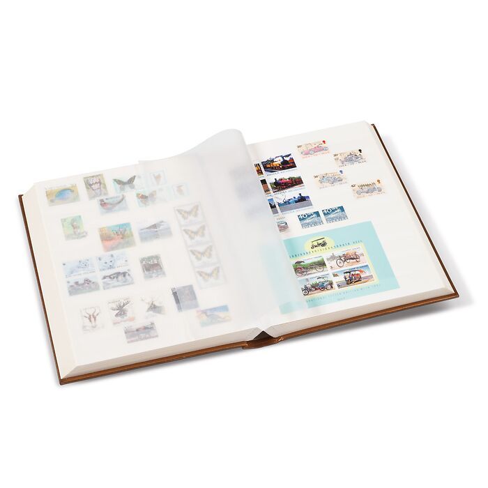 COMFORTStockbook, 64 chamois-colored pages, padded cover, Metallic Edition