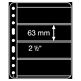 Plastic Pockets, extra strong film, 4-way division, black