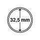 Coin Capsules inner diameter 32.5 mm (10-pack)