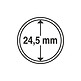 Coin Capsules inner diameter 24.5 mm (10-pack)