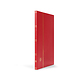 BASIC A4 Stockbook, 16 white pages, non-padded cover, red