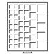 Coin Box 45 compartments with varying Ï, smoke colored