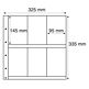 Plastic Pockets for Old Postcards, portrait, clear