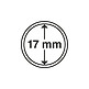 Coin Capsules inner diameter 17 mm (10-pack)