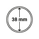 Coin Capsules inner diameter 38 mm (10-pack)
