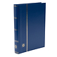 BASIC A4  Stockbook, 64 black pages, hard cover, blue