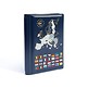 Coin Wallet for 12 Euro Coin Sets, blue