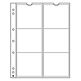 NUMIS Coin Sheets 6 spaces up to 55 mm Ï