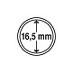 Coin Capsules inner diameter 16.5 mm (10-pack)