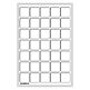 Coin Presentation Trays for 35 coins up to 39 mm ø, blue