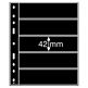 OPTIMA Plastic Pockets, 5-way division, black