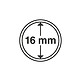Coin Capsules inner diameter 16 mm (10-pack)