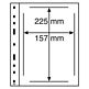 OPTIMA Plastic Pockets, no division for German First Day of Issue Cards, clear