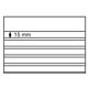 Approval Cards 210 x 148 mm, 5 clear strips without cover flap, black card, pack of 50