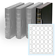 CLASSIC GRANDE 3-RING ALBUM with 6 ENCAP PAGES 30/31, Black