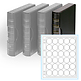 CLASSIC GRANDE 3-RING ALBUM with 6 ENCAP PAGES 32/33, Black