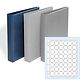 GRANDE F 3-RING BINDER with 4 ENCAP PAGES 22/23, Blue