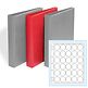 GRANDE F 3-RING BINDER with 4 ENCAP PAGES 30/31, Red