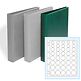 GRANDE F 3-RING ALBUM with 4 ENCAP PAGES for EURO COINS, Green