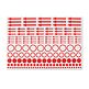 Indicator labels, self-adhesive, include various dots, circles and arrows, pack of 10
