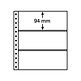 Lighthouse R-sheets, 3-way division, clear, pack of 5