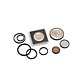 Square Coin Capsule QUADRUM16-41 with universal insert for US coins  10-Pack