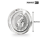 ULTRA Perfect Fit coin capsules for 2 oz. Queen's Beasts Silver (38,61 mm), pack of 10