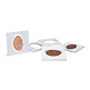 Matrix self-adhesive coin holders for pressed pennies, white, pack of 25