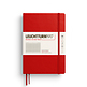 Notebook Medium (A5), Hardcover, 251 numbered pages, Cherry, squared