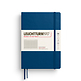 Notebook Medium (A5), Hardcover, 251 numbered pages, Indigo, squared