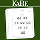 KABE OF-Illustrated album pages Federal Republic of Germany horizontal pairs