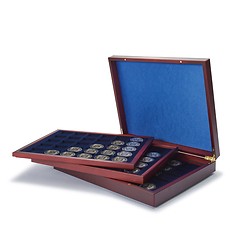 VOLTERRA TRIO DE LUXE Display Coin Case for Coins up to 39  mm